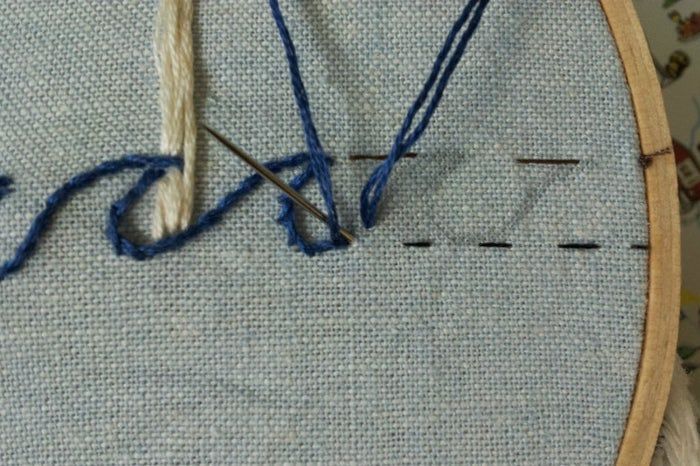 手工刺绣入门教程：掌握回针绣、茎状绣与缎面绣技巧-第13张图片-趣作屋