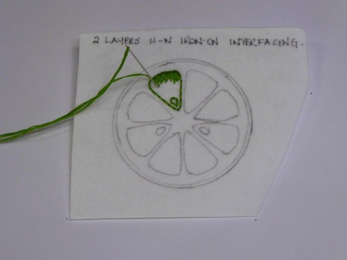 无需绣框完成线画刺绣的详细教程-第12张图片-趣作屋