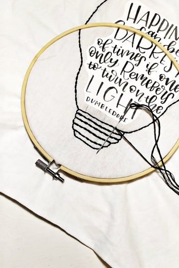 DIY哈利波特主题环保棉布购物袋教程-第16张图片-趣作屋