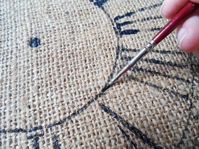 复古麻布手工刺绣挂钟制作教程-第9张图片-趣作屋 复古麻布手工刺绣挂钟制作教程-第9张图片-趣作屋