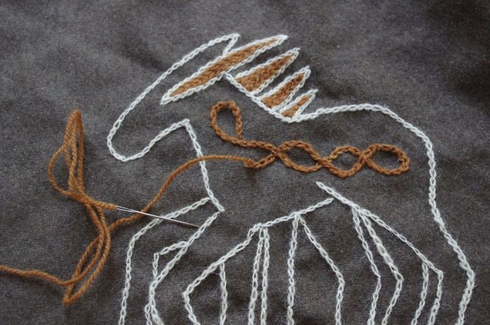 维京风格刺绣教程:手工制作奥丁神马斯莱普尼尔-第12张图片-趣作屋 维京风格刺绣教程:手工制作奥丁神马斯莱普尼尔-第12张图片-趣作屋