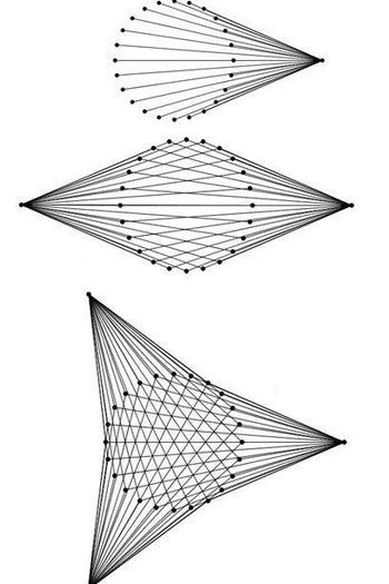 手工刺绣几何图案制作教程：弦艺术与刺绣结合的创意项目-第4张图片-趣作屋