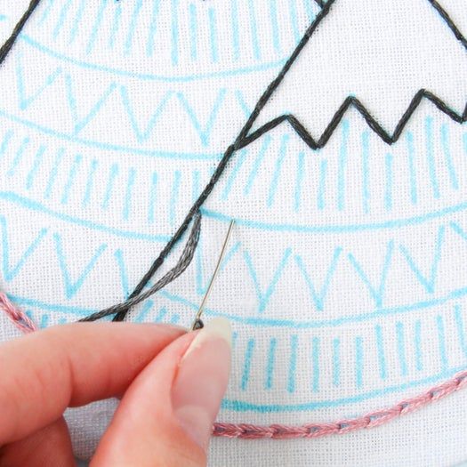 免费山景刺绣针法教程:掌握8种基础刺绣技巧-第37张图片-趣作屋 免费山景刺绣针法教程:掌握8种基础刺绣技巧-第37张图片-趣作屋