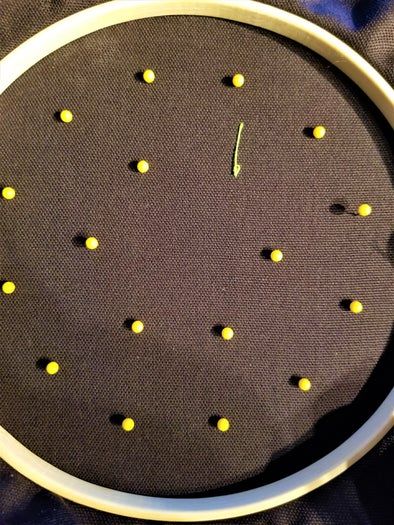 手把手教你用直线绣出曲线美感的刺绣DIY教程-第14张图片-趣作屋