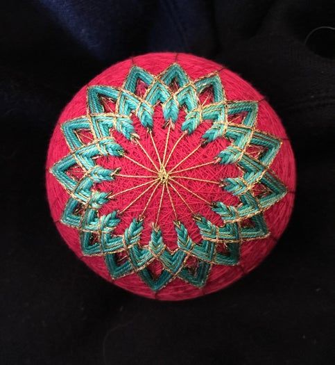 传统菊花样团子球手工制作教程-第25张图片-趣作屋