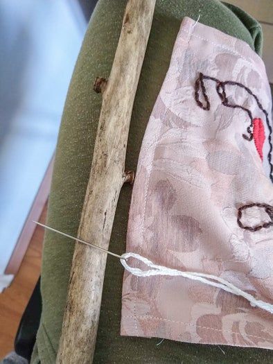 低成本手工刺绣挂毯教程-第13张图片-趣作屋