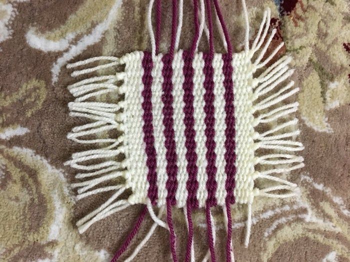 零基础手工编织杯垫教程：低成本DIY方法-第16张图片-趣作屋