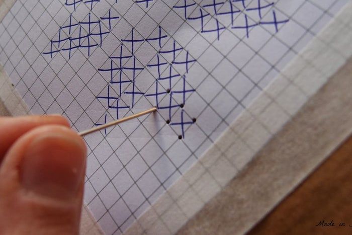 融合传统与科技：DIY会发光的十字绣卡片教程-第3张图片-趣作屋