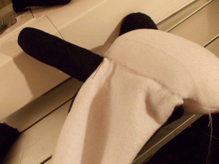 手工制作熊猫加热枕教程:简单步骤打造温暖玩具与暖手宝-第16张图片-趣作屋