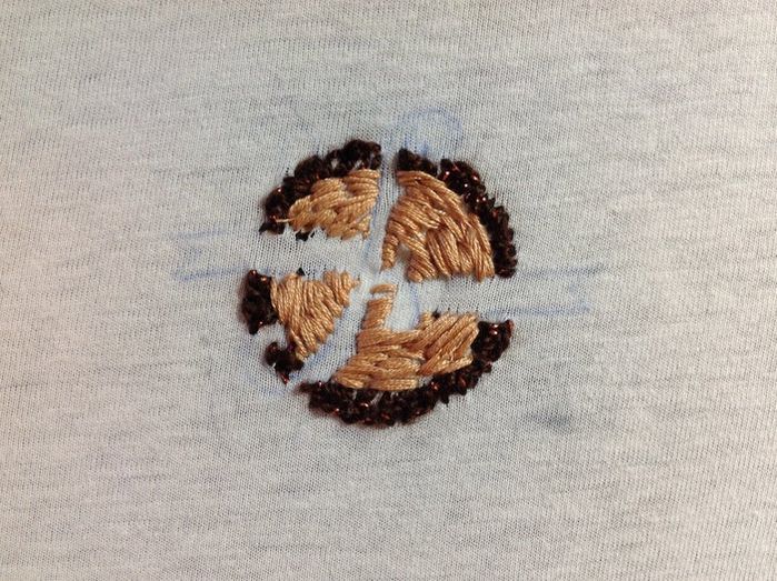 手工刺绣社交媒体标志补丁教程-第14张图片-趣作屋