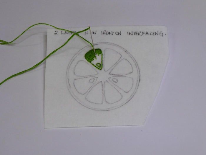 无需绣框完成线画刺绣的详细教程-第13张图片-趣作屋