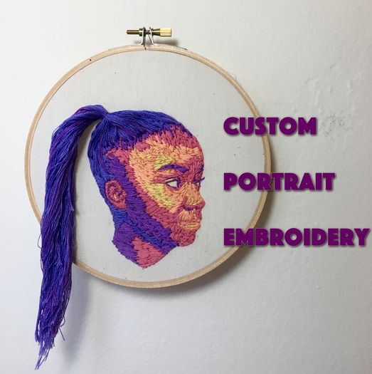 零基础也能DIY线描风格刺绣肖像教程-第1张图片-趣作屋