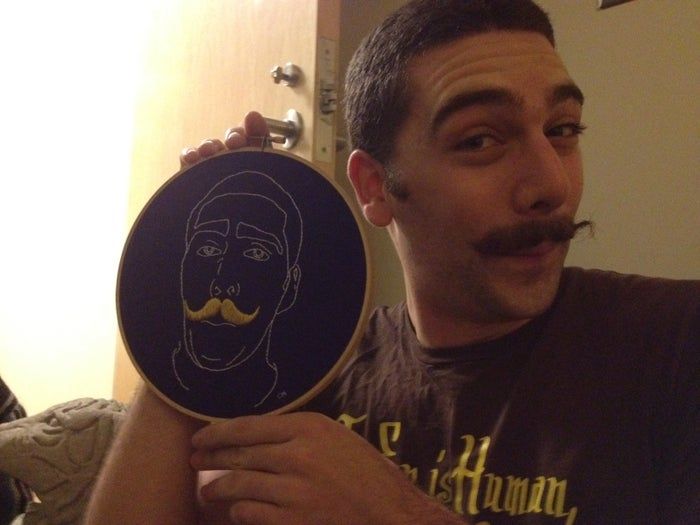 手工刺绣肖像教程：低成本制作个性化圣诞礼物-第22张图片-趣作屋