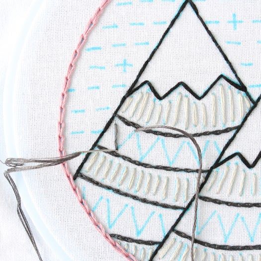 免费山景刺绣针法教程:掌握8种基础刺绣技巧-第51张图片-趣作屋 免费山景刺绣针法教程:掌握8种基础刺绣技巧-第51张图片-趣作屋