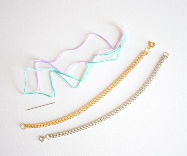 DIY彩饰链条手链制作教程-第4张图片-趣作屋 DIY彩饰链条手链制作教程-第4张图片-趣作屋