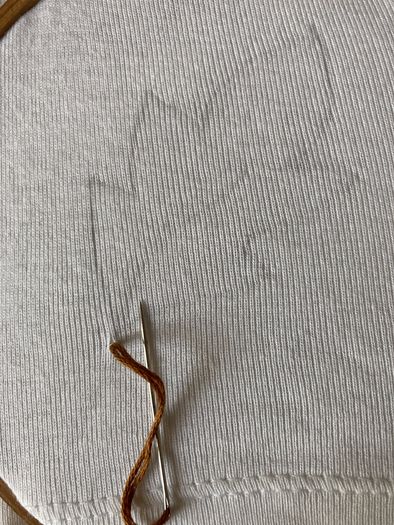 手工刺绣T恤教程：简单针法打造个性化设计-第6张图片-趣作屋