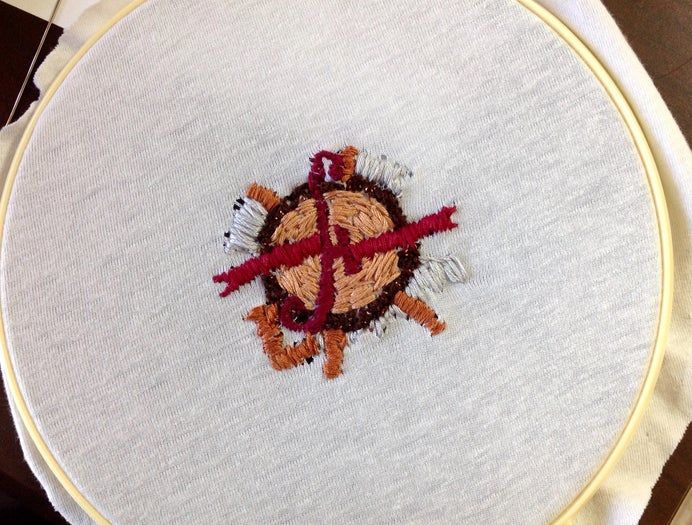 手工刺绣社交媒体标志补丁教程-第17张图片-趣作屋