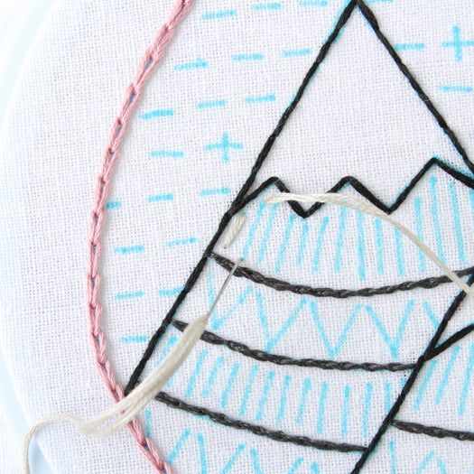 免费山景刺绣针法教程:掌握8种基础刺绣技巧-第47张图片-趣作屋 免费山景刺绣针法教程:掌握8种基础刺绣技巧-第47张图片-趣作屋