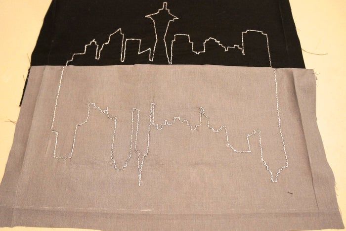 手工制作天际线图案T恤教程-第20张图片-趣作屋