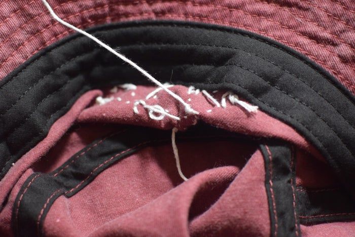 DIY渔夫帽星座刺绣教程-第12张图片-趣作屋