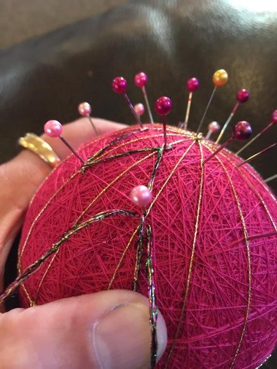 传统菊花样团子球手工制作教程-第28张图片-趣作屋