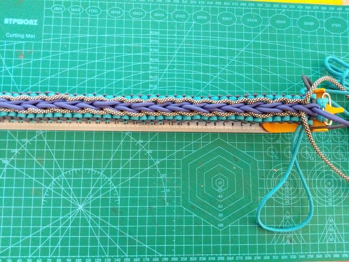 DIY手工伞绳皮革腰带制作教程-第19张图片-趣作屋