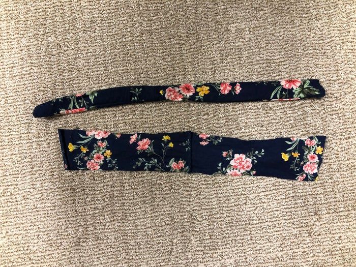 平针缝制睡裤变吊带短裤套装教程-第5张图片-趣作屋
