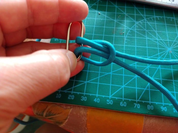 DIY手工伞绳皮革腰带制作教程-第7张图片-趣作屋