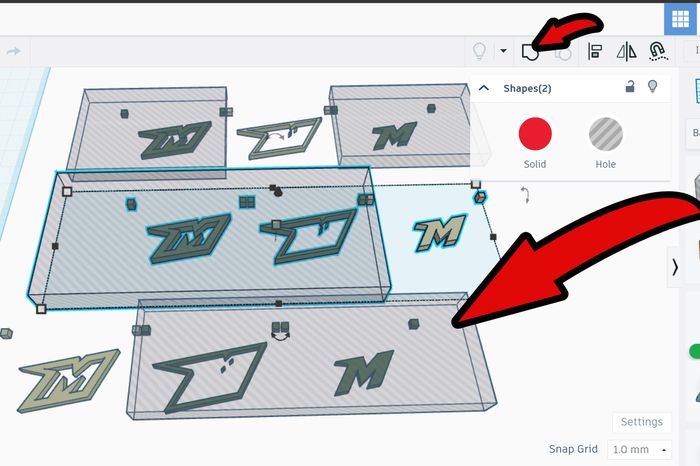 利用TinkerCAD将2D图像转化为3D鞋饰教程-第13张图片-趣作屋