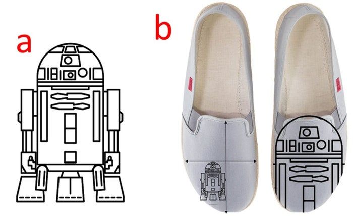 R2D2主题鞋子定制教程-第3张图片-趣作屋