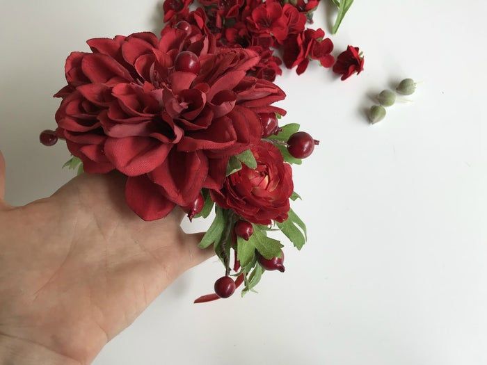 弗里达·卡罗风格花冠制作教程-第11张图片-趣作屋