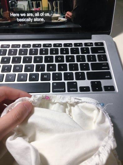 低成本自制胸衣上衣教程-第16张图片-趣作屋