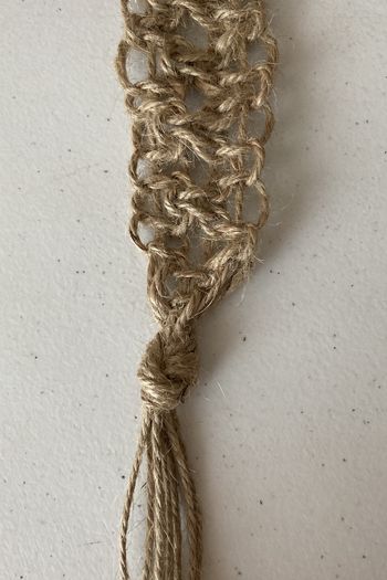 手工制作黄麻流苏时尚腰带教程-第25张图片-趣作屋