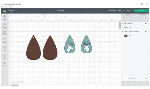 Cricut Joy制作仿皮耳环教程-第3张图片-趣作屋