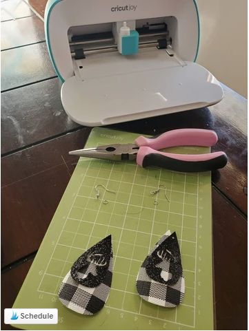 Cricut Joy制作仿皮耳环教程-第8张图片-趣作屋