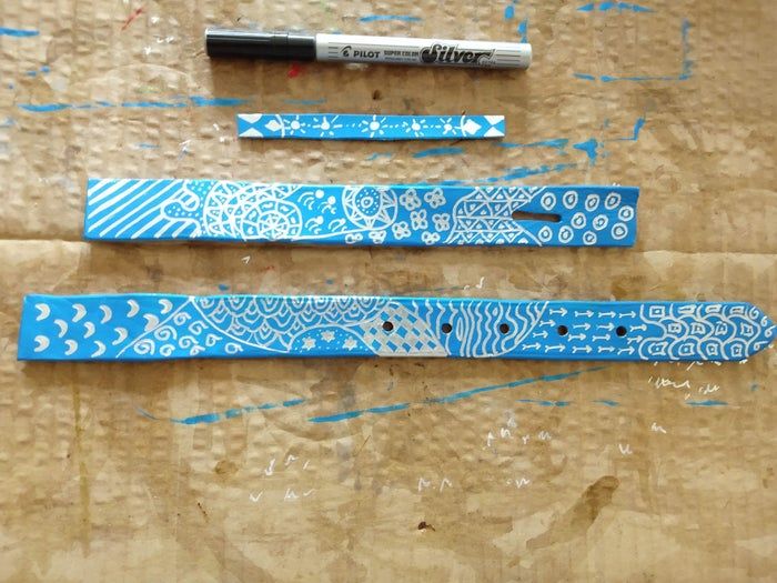DIY手工伞绳皮革腰带制作教程-第28张图片-趣作屋