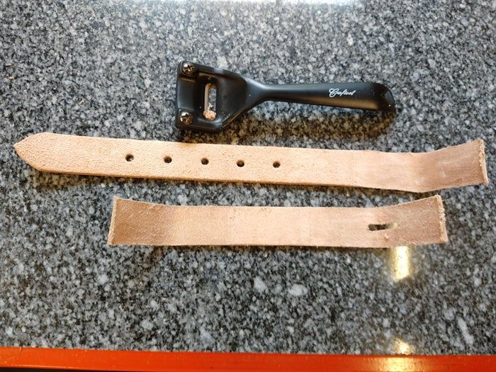 DIY手工伞绳皮革腰带制作教程-第25张图片-趣作屋