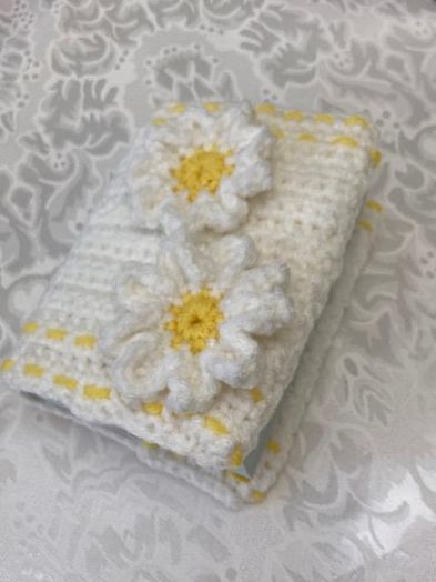 手把手教你钩织雏菊花书套，送给最爱的妈妈-第24张图片-趣作屋
