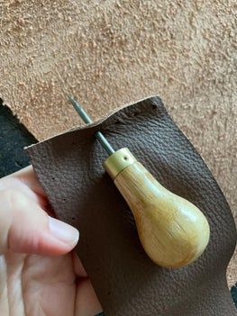 超简单手工皮革笔记本制作教程，环保又个性！-第11张图片-趣作屋