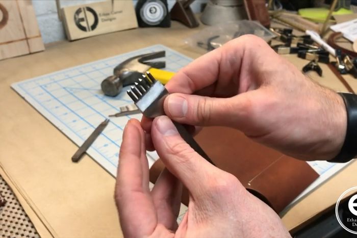 手工制作极简风皮革黄铜桌面钟教程-第15张图片-趣作屋