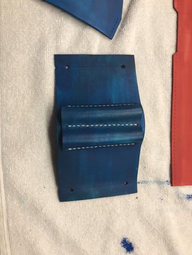 手工打造个性皮革工具包教程，附模板制作与染色技巧-第15张图片-趣作屋