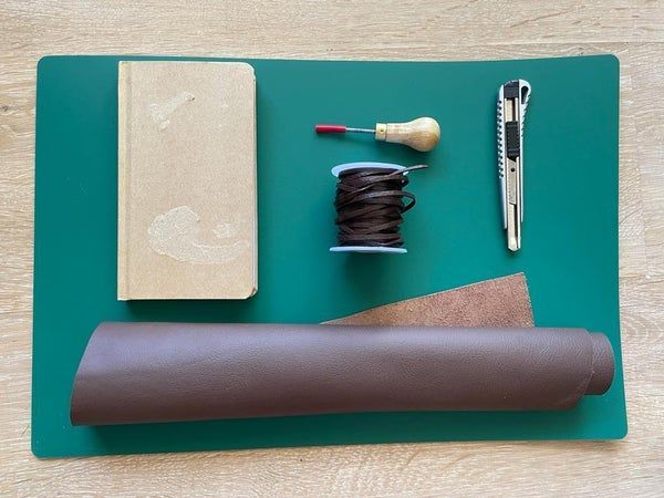 超简单手工皮革笔记本制作教程，环保又个性！-第2张图片-趣作屋