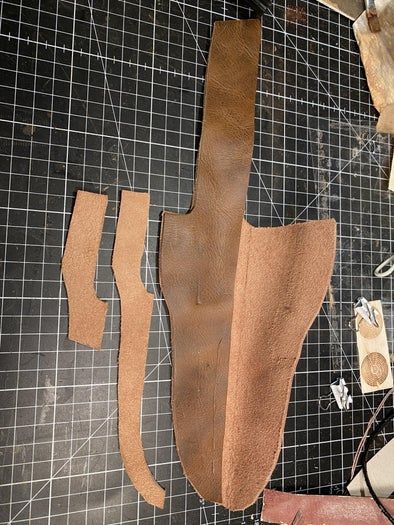 手工制作复古皮革刀鞘教程：从设计到缝合的完整指南-第20张图片-趣作屋