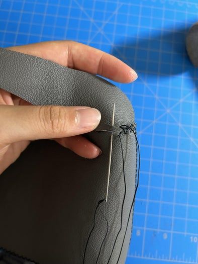 手工制作大龙猫包教程｜用皮革边角料打造可爱软框包-第29张图片-趣作屋