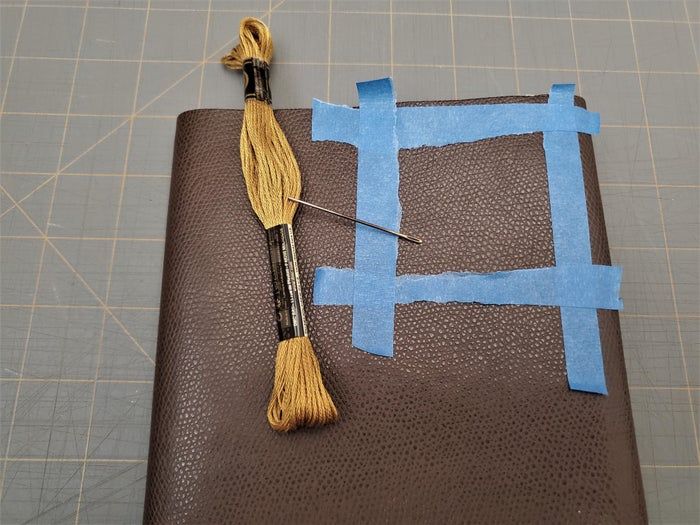 手工DIY仿皮书本封面教程，简单又实用的缝制方法-第8张图片-趣作屋