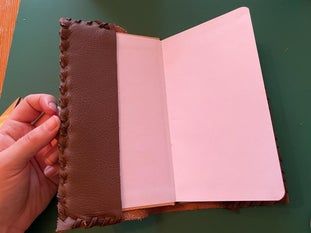 超简单手工皮革笔记本制作教程，环保又个性！-第16张图片-趣作屋
