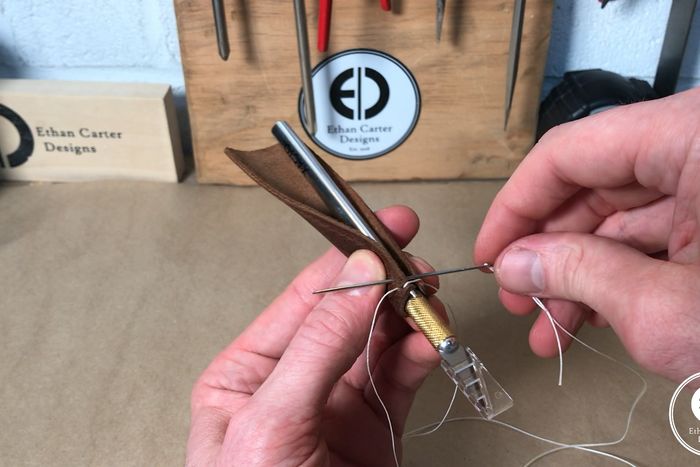 手工皮具缝法教程：3种超实用针法详解-第13张图片-趣作屋