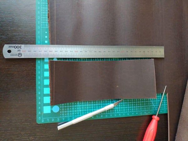 手工制作圆柱形皮革收纳套教程，简单实用的DIY方法-第5张图片-趣作屋