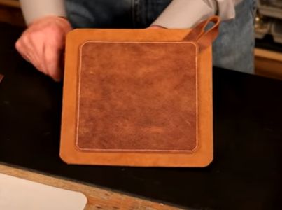 新手也能学会的皮具隔热垫手工制作教程-第18张图片-趣作屋