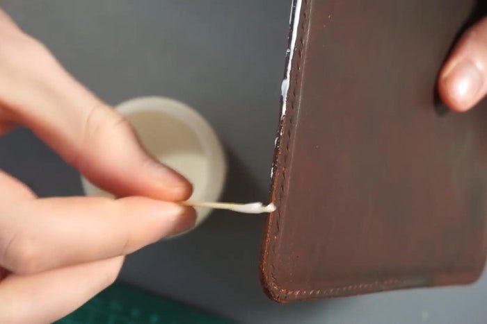 手工制作高级感皮革鼠标垫教程-第22张图片-趣作屋